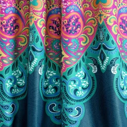 Boho Chic Light Filtering Window Curtain Panel Set