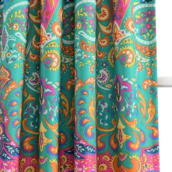Boho Chic Light Filtering Window Curtain Panel Set