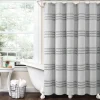 Boho Kendra Tufted Yarn Dyed Recycled Cotton Blend Shower Curtain