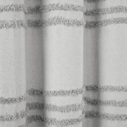 Boho Kendra Tufted Yarn Dyed Recycled Cotton Blend Shower Curtain