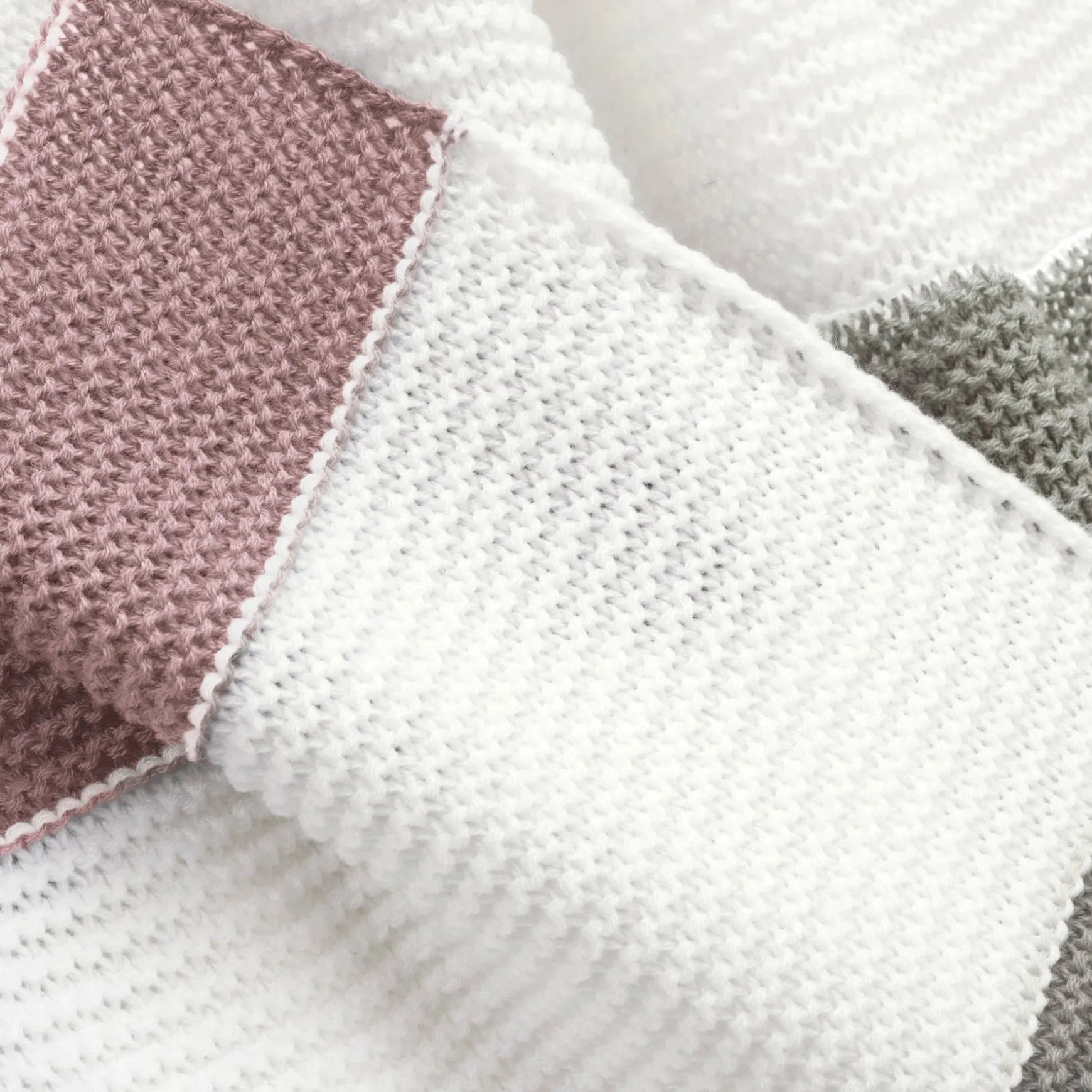 Boho Knitted Braided Tassel Throw