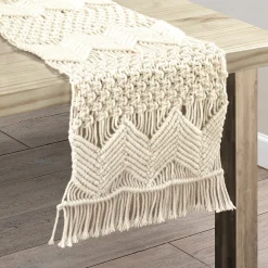 Boho Macrame Indoor/Outdoor Table Runner