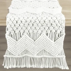 Boho Macrame Indoor/Outdoor Table Runner