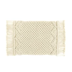 Boho Macrame Indoor/Outdoor Placemat 2-Pack Set