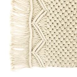 Boho Macrame Indoor/Outdoor Placemat 2-Pack Set