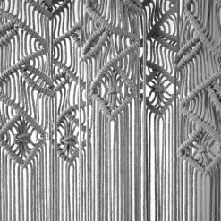 Boho Macrame Leaf Cotton Window Curtain