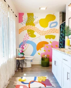 Boho Macrame Textured Cotton Window Curtain