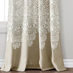 Boho Medallion Window Curtain Panel Set