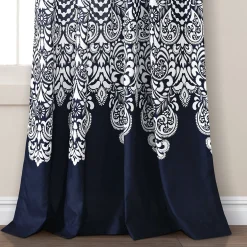 Boho Medallion Window Curtain Panel Set