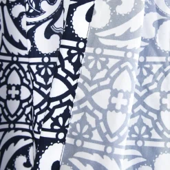 Boho Medallion Window Curtain Panel Set