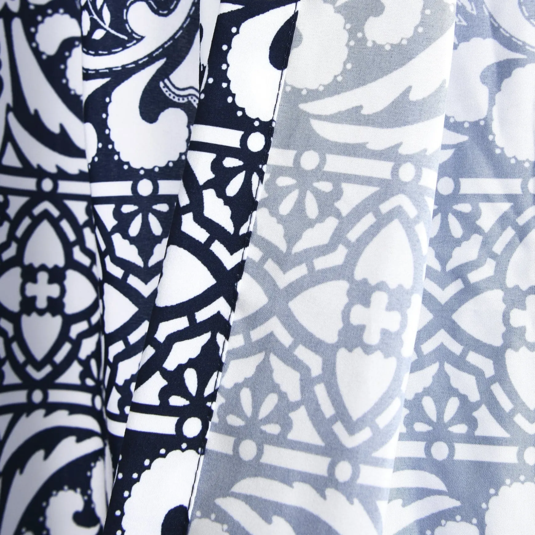 Boho Medallion Window Curtain Panel Set