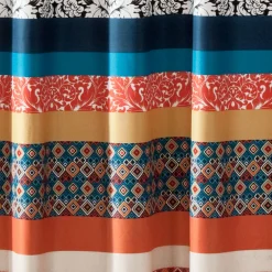 Boho Stripe Shower Curtain