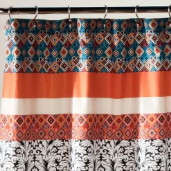 Boho Stripe Shower Curtain
