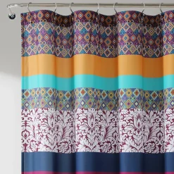 Boho Stripe Shower Curtain