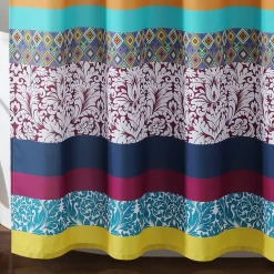 Boho Stripe Shower Curtain