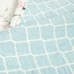 Botanical Bird & Flower Quilt 3 Piece Set