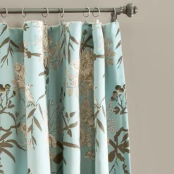 Botanical Garden Light Filtering Window Curtain Panel Set