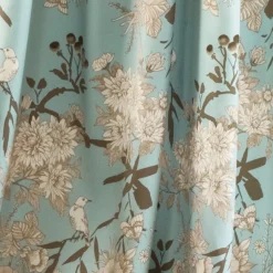 Botanical Garden Light Filtering Window Curtain Panel Set