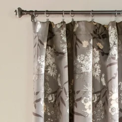 Botanical Garden Light Filtering Window Curtain Panel Set