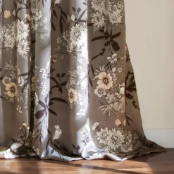 Botanical Garden Light Filtering Window Curtain Panel Set