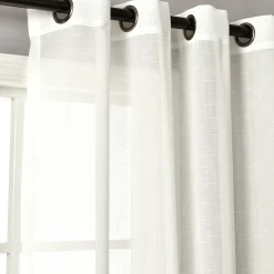 Bridie Grommet Sheer Window Curtain Panel Set