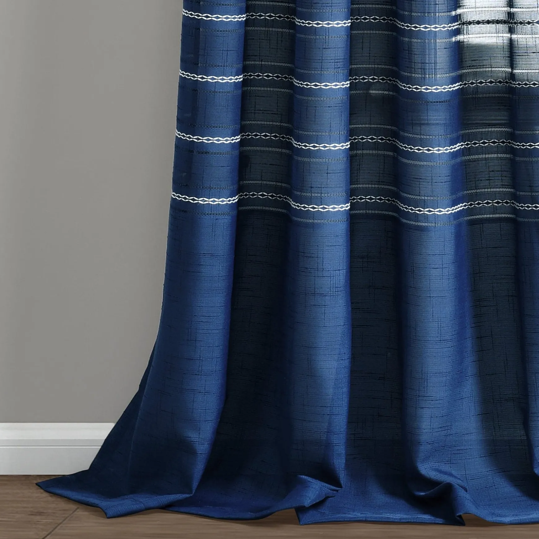 Bridie Grommet Sheer Window Curtain Panel Set