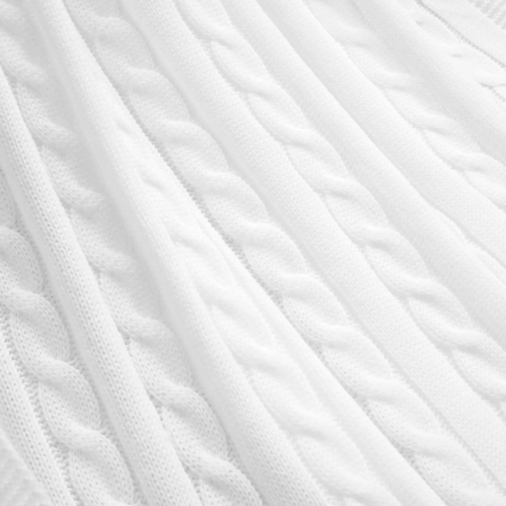 Cable Soft Knitted Blanket/Coverlet