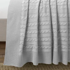 Cable Soft Knitted Blanket/Coverlet
