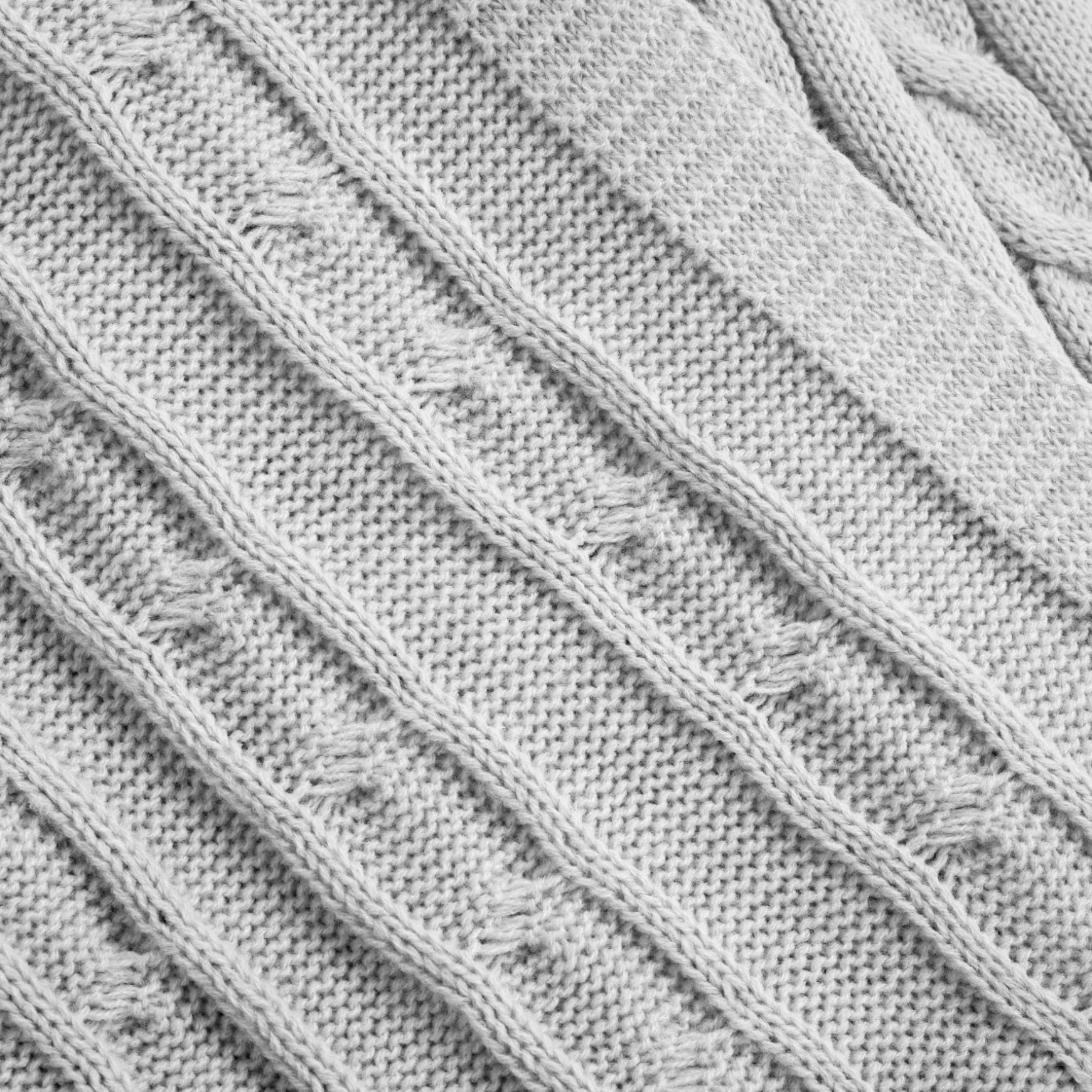 Cable Soft Knitted Blanket/Coverlet