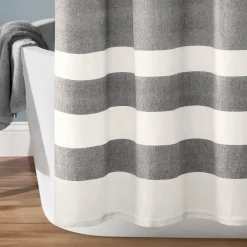 Cape Cod Stripe Yarn Dyed Cotton Shower Curtain