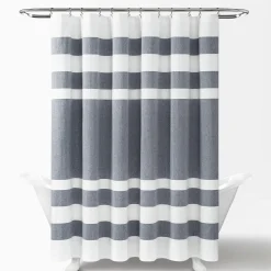 Cape Cod Stripe Yarn Dyed Cotton Shower Curtain