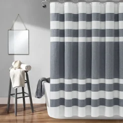 Cape Cod Stripe Yarn Dyed Cotton Shower Curtain