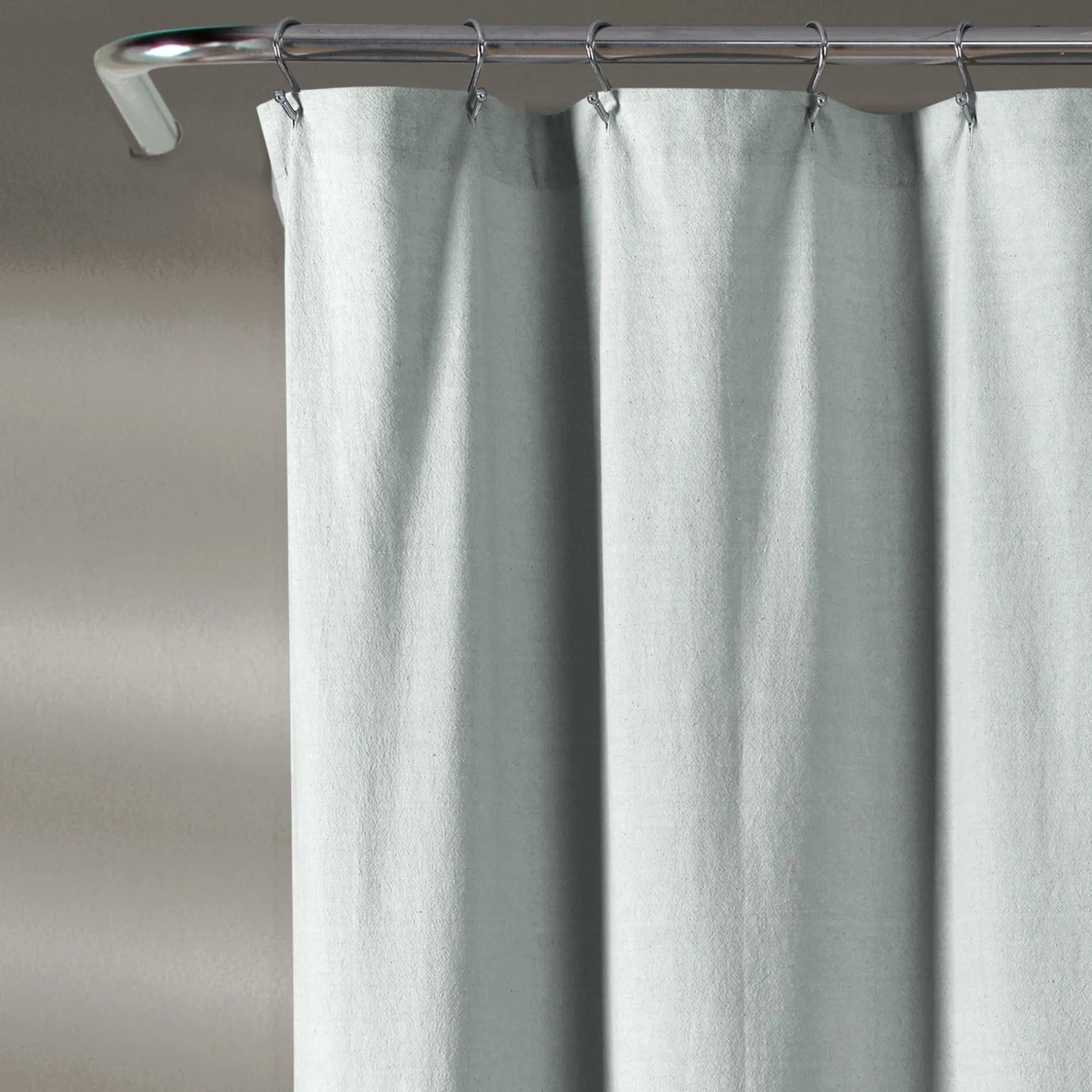 Chenille Chevron Shower Curtain