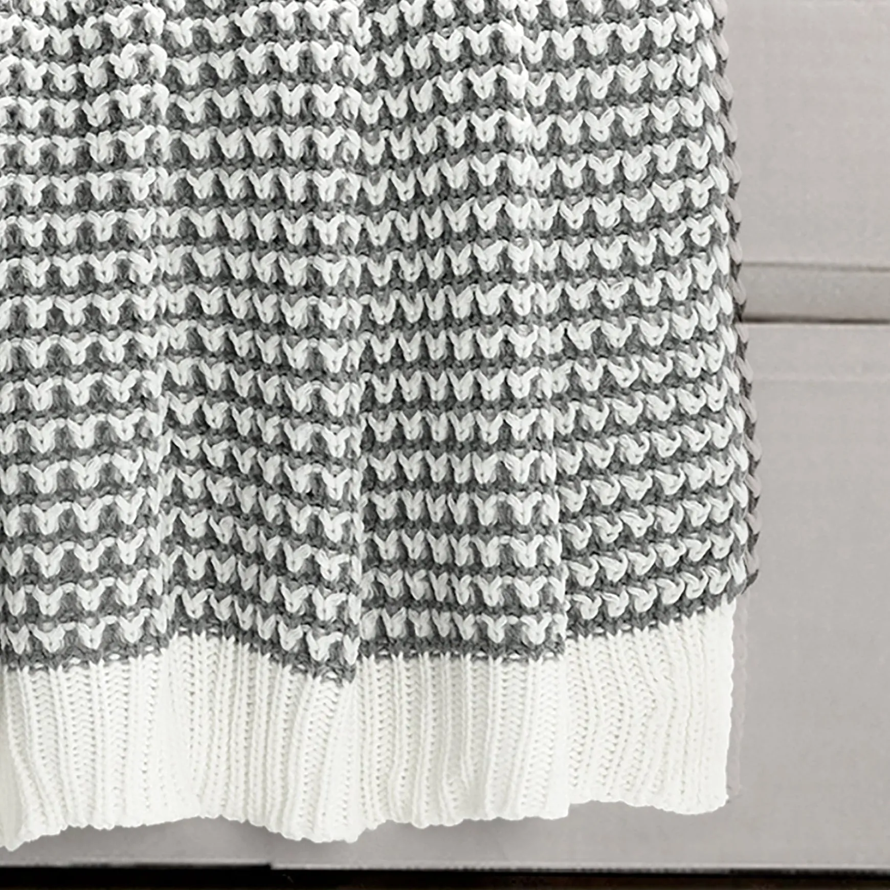 Chic And Soft Knitted Throw