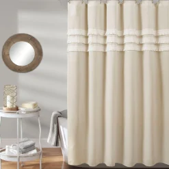 Ciel Tassel Shower Curtain