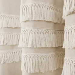 Ciel Tassel Shower Curtain