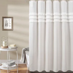 Ciel Tassel Shower Curtain