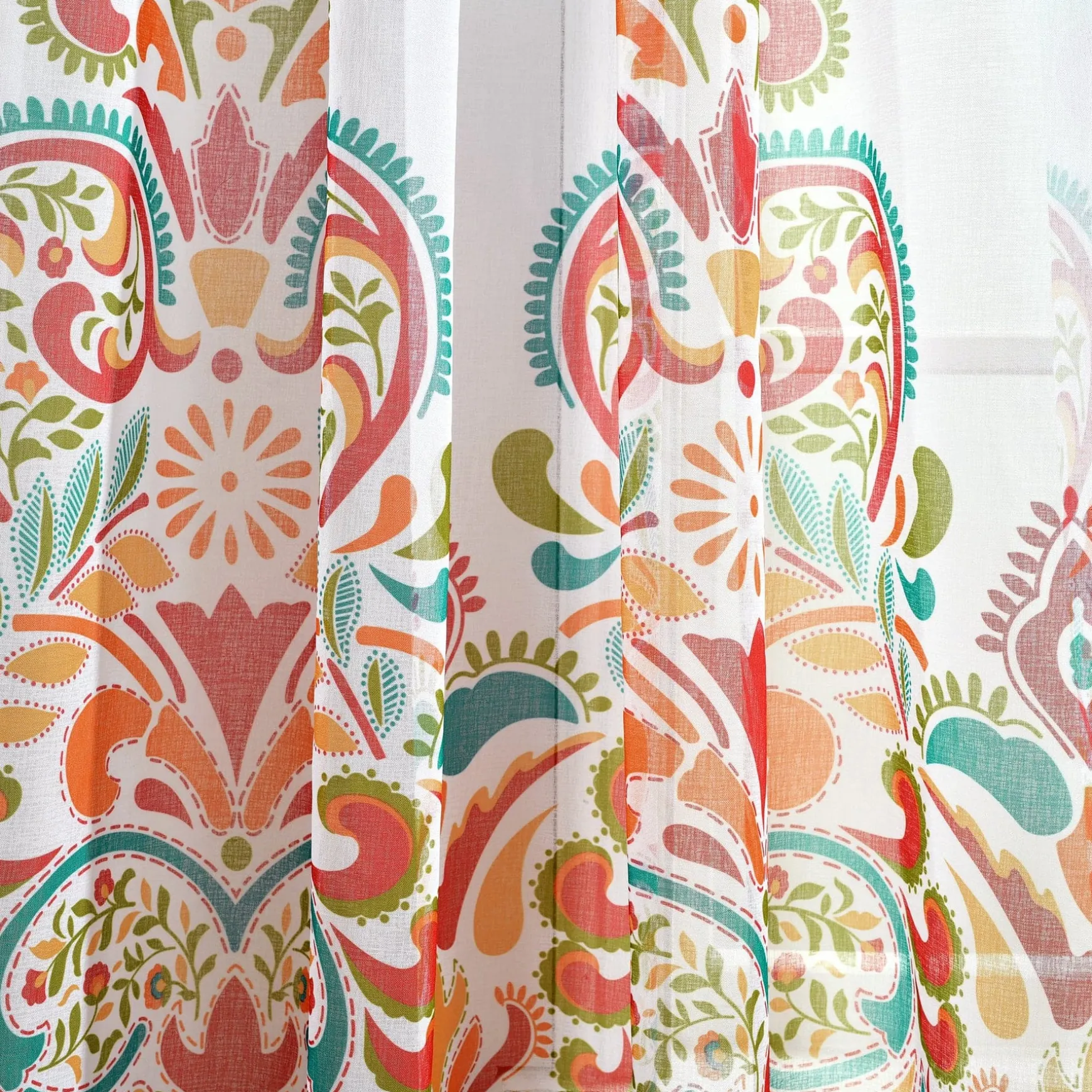 Clara Sheer Window Curtain Panel Set