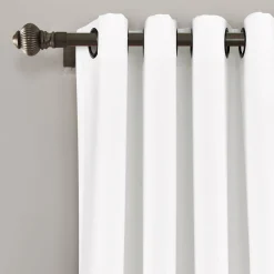 Clarissa Floral Light Filtering Window Curtain Panel Set