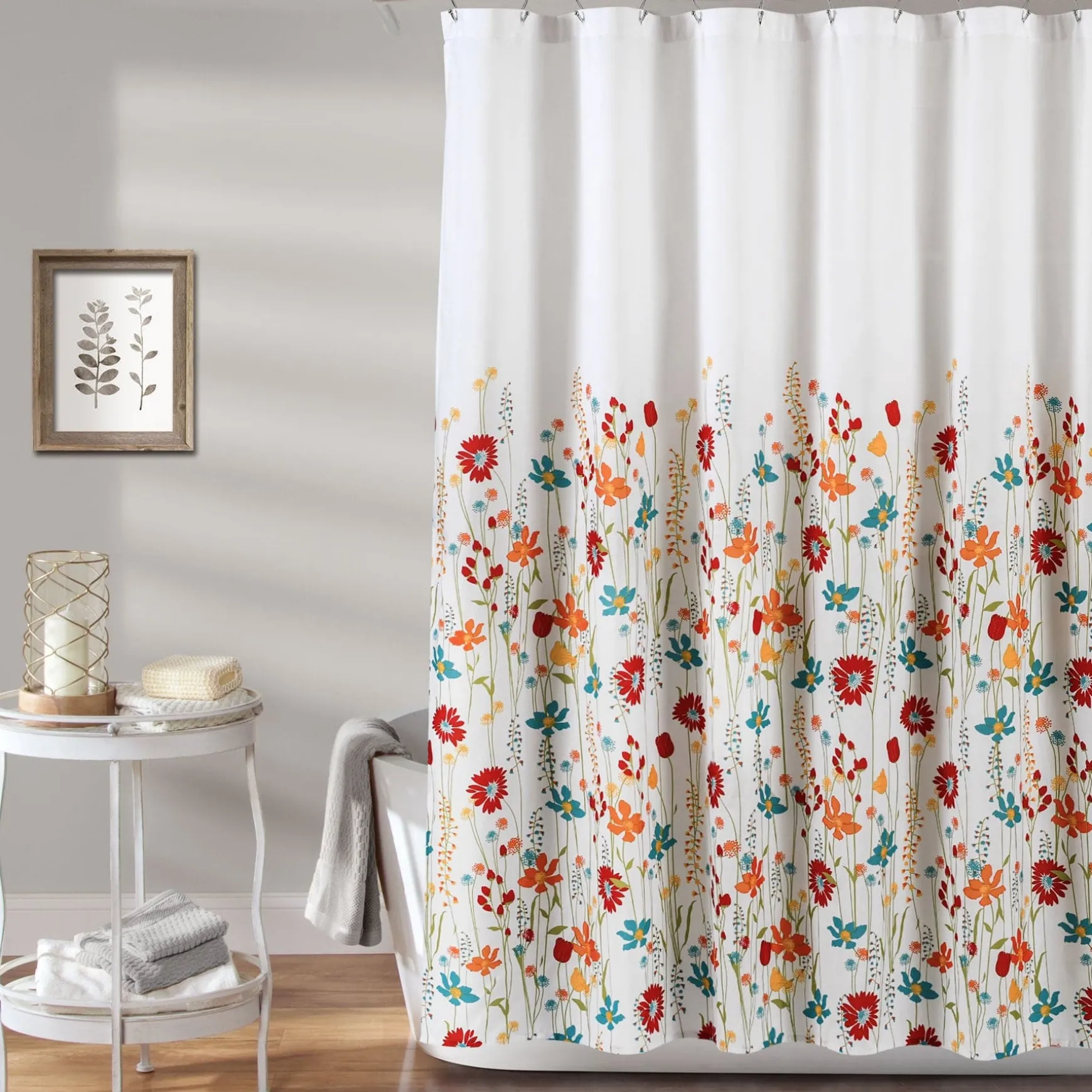 Clarissa Floral Shower Curtain