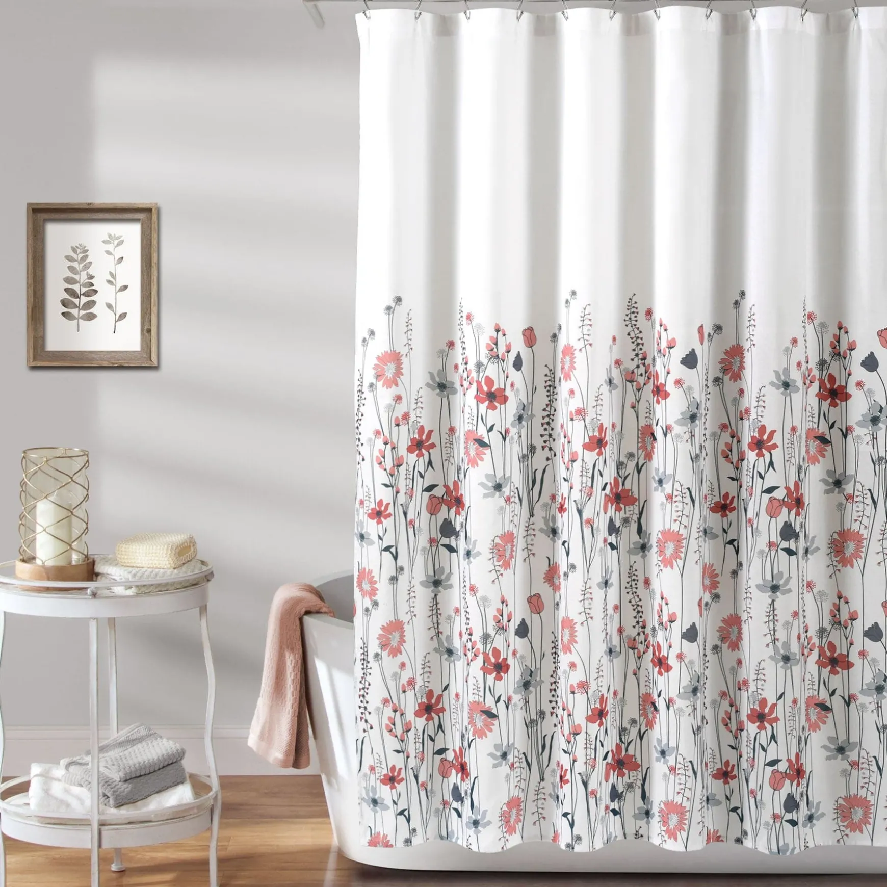 Clarissa Floral Shower Curtain