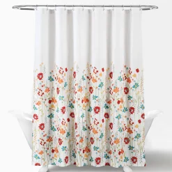 Clarissa Floral Shower Curtain