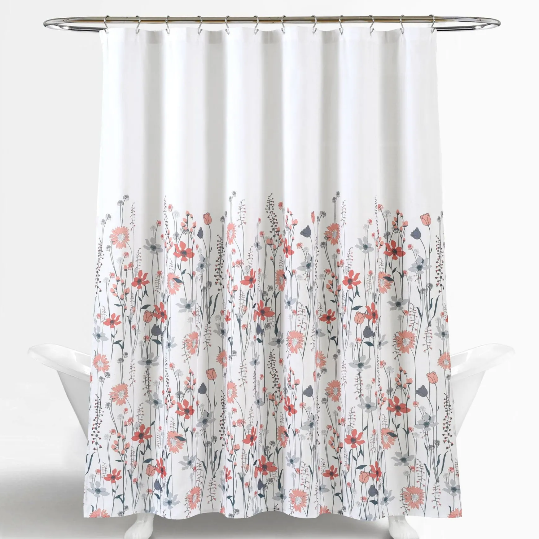 Clarissa Floral Shower Curtain
