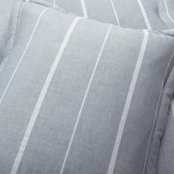 Classic Farmhouse Chalk Stripe 3 Piece Comforter Set