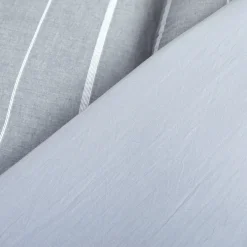 Classic Farmhouse Chalk Stripe 3 Piece Comforter Set