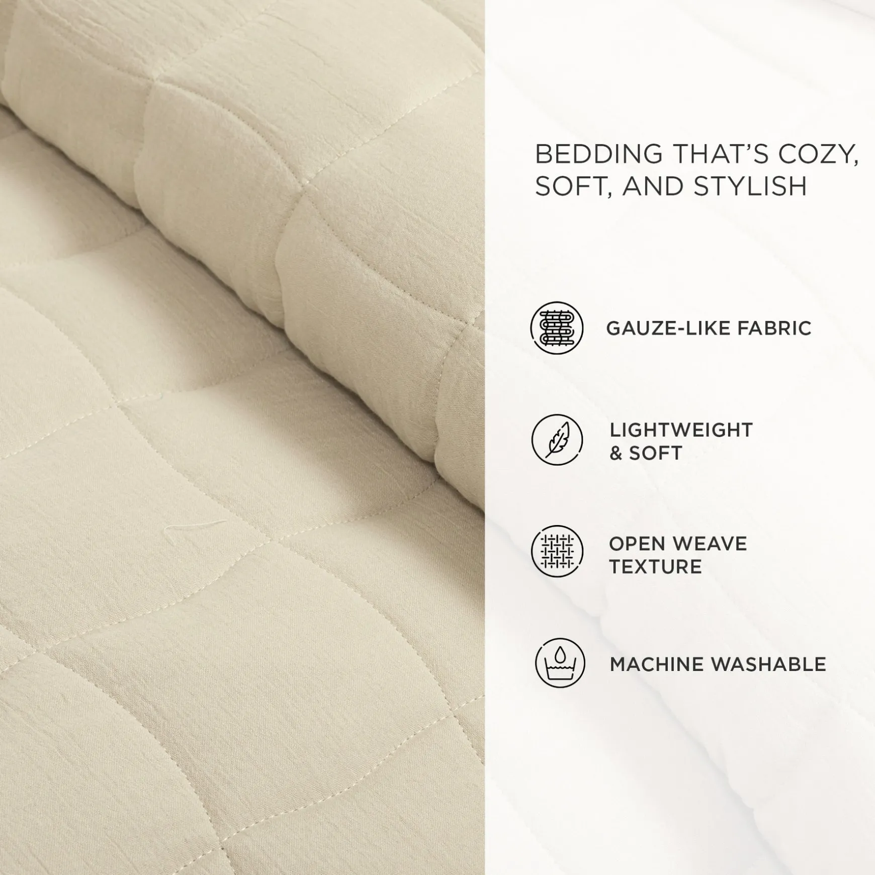 Cloud Gauze 3 Piece Quilt Set