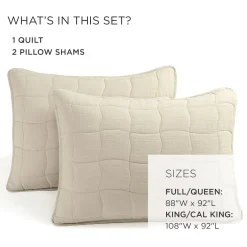 Cloud Gauze 3 Piece Quilt Set