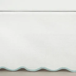 Coastal Chic Scalloped Edge Bed Skirt