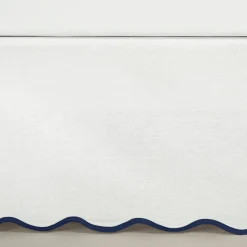 Coastal Chic Scalloped Edge Bed Skirt