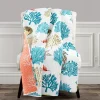 Coastal Reef Feather Throw